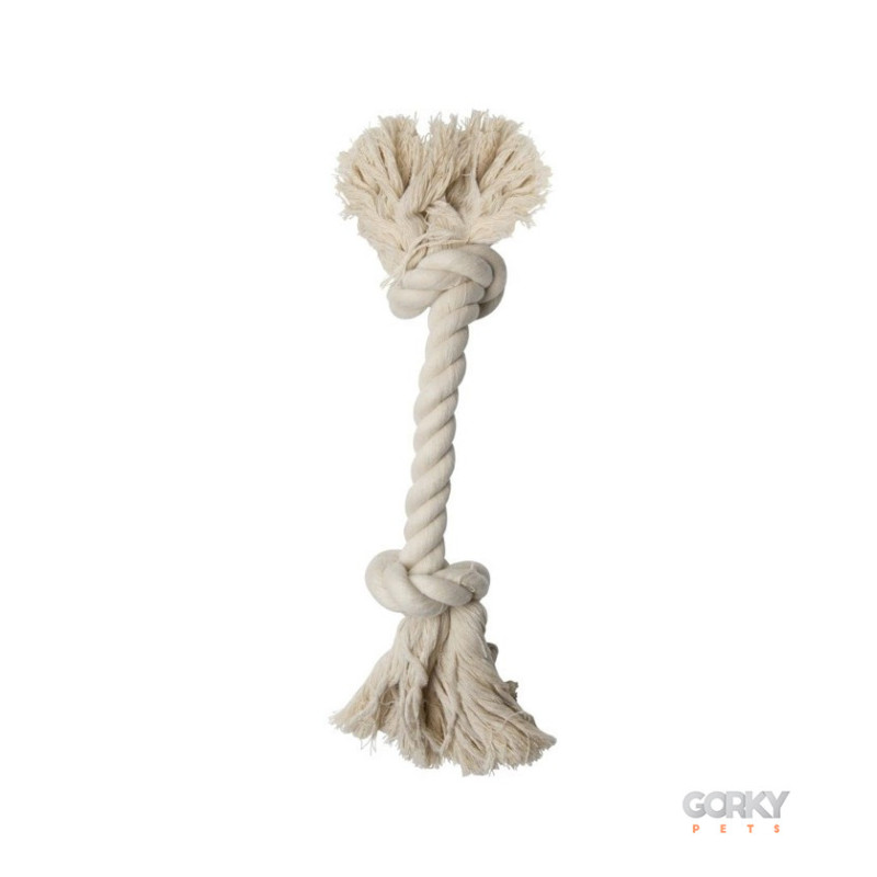 Corda de algodão 50cm com 2 nós | GORKY PETS