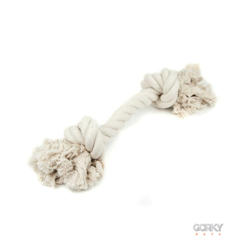 Corda de algodão 50cm com 2 nós | GORKY PETS
