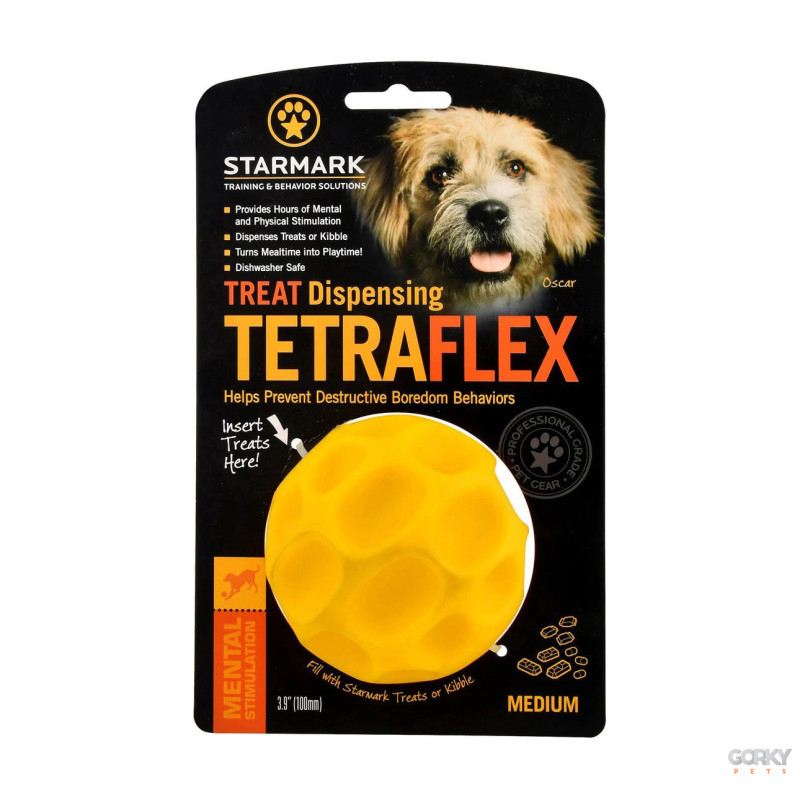 STARMARK Bola Dispensadora de Biscoitos Tetraflex | GORKY PETS