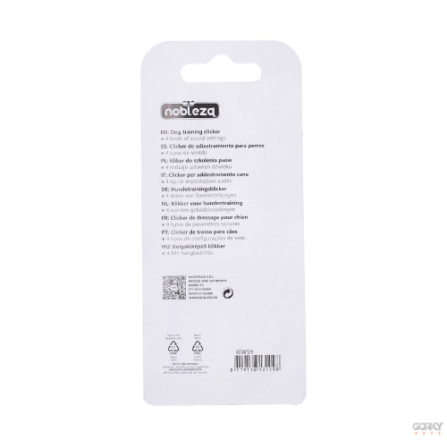 Clicker preto para Treino de Cão - NOBLEZA | GORKY PETS