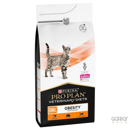 Ração Veterinária Gato - Purina PRO PLAN Feline OM St/Ox Obesity Management