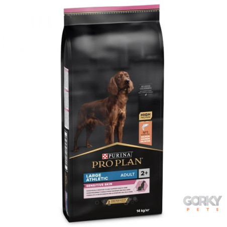 Purina PRO PLAN Cão Adulto Grande Atlético Pele Sensível Rico em Salmão | Ração Superpremium para Cães Atléticos de Grande Porte
