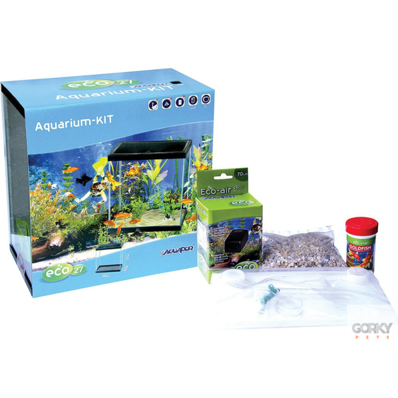 AQUAPOR - Kit Completo de Aquário ECO 27cm | GORKY PETS