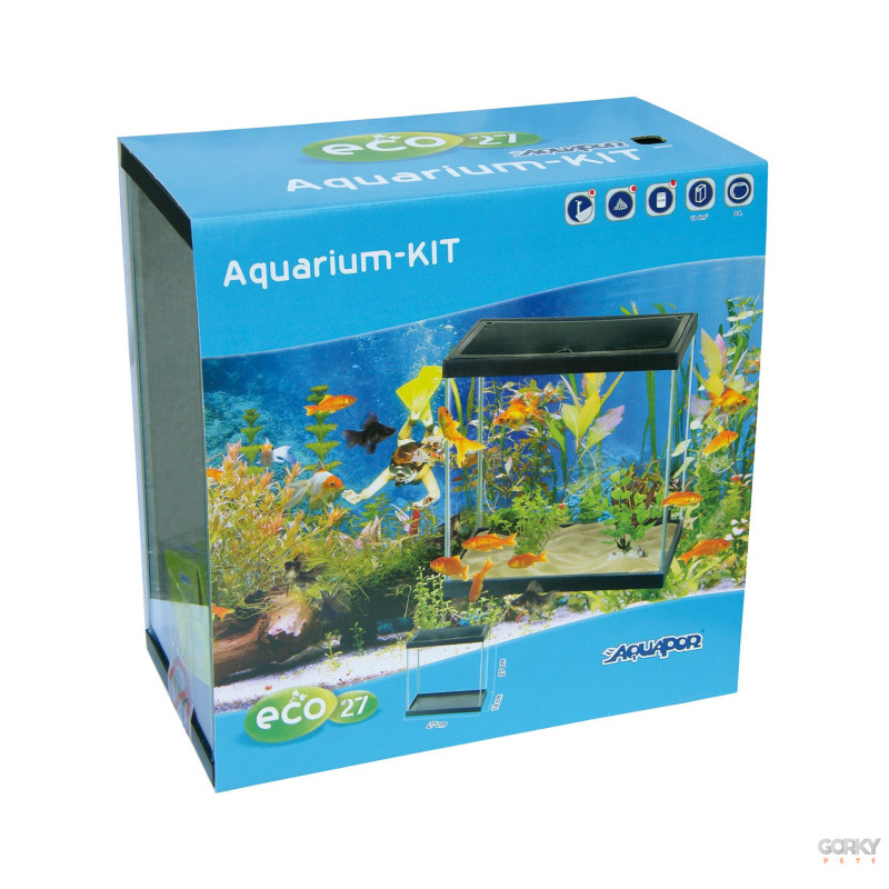 AQUAPOR - Kit Completo de Aquário ECO 27cm | GORKY PETS