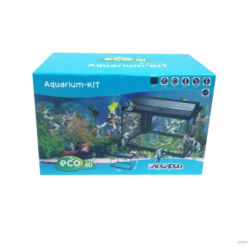 AQUAPOR - Kit Completo de Aquário ECO 40cm | GORKY PETS