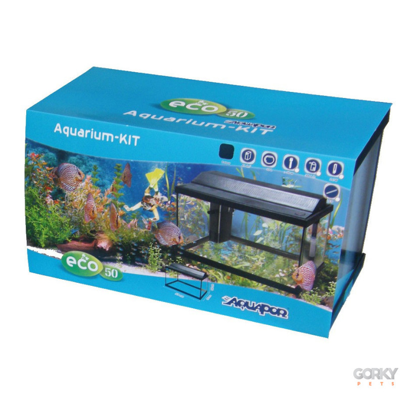 AQUAPOR - Kit Completo de Aquário ECO 50cm | GORKY PETS