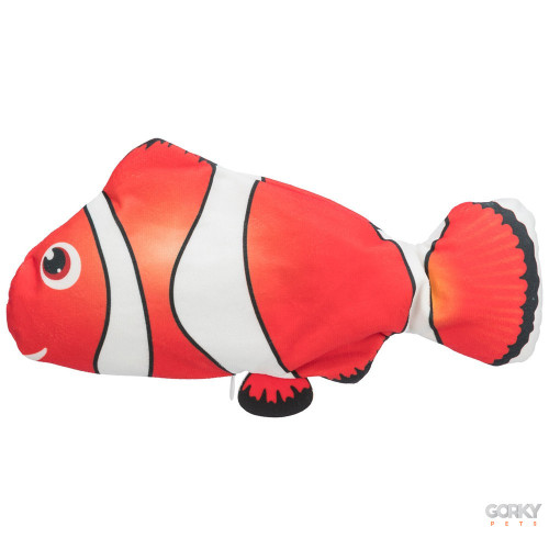Peixe Palhaço Saltitante em Tecido para gatos - TRIXIE | GORKY PETS