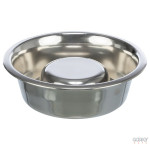 Gamela "SLOW FEEDING" 600ml em Inox - TRIXIE | GORKY PETS