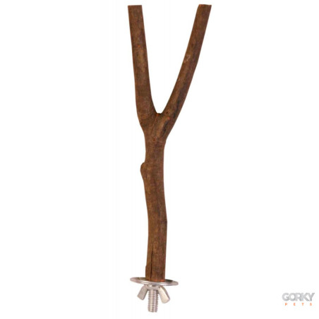 Poleiro de Madeira 35cm em Y - TRIXIE | GORKY PETS