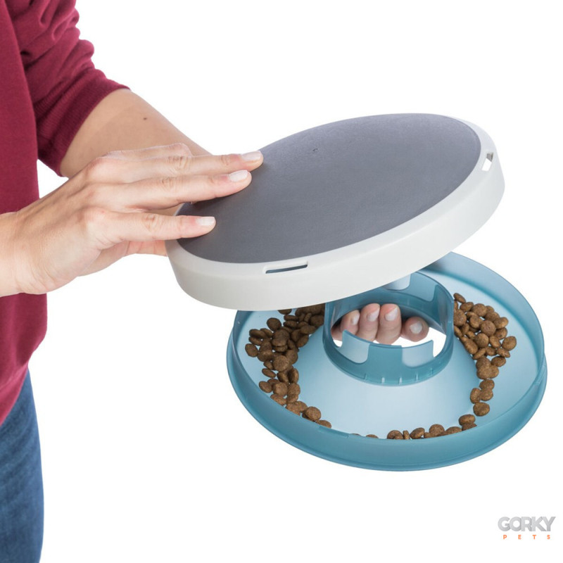 Gamela "ROCKING SLOW FEED" em Plástico - TRIXIE | GORKY PETS