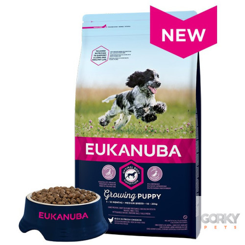 Eukanuba Puppy Medium Breed – Ração para Cachorro de Raça Média