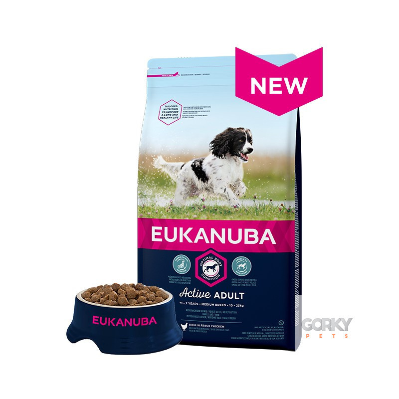 Eukanuba Adult Medium Breed – Ração para Cão Adulto de Raça Média