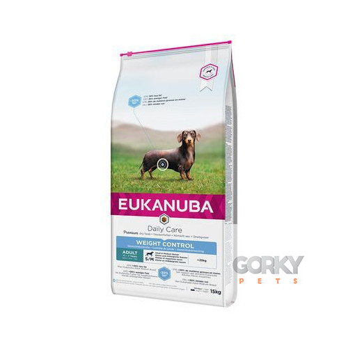 Eukanuba WEIGHT CONTROL Small/Medium – Ração para Cão Adulto de Raça Pequena e Média