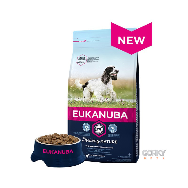 Eukanuba Mature Medium Breed – Ração para Cão Sénior de Raça Média
