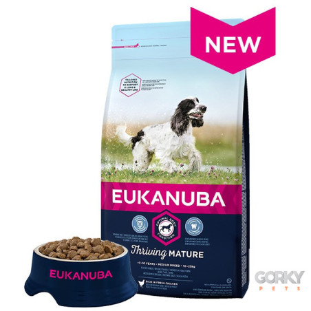 Eukanuba Mature Medium Breed – Ração para Cão Sénior de Raça Média