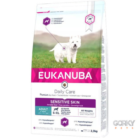 Eukanuba DAILYCARE Sensitive Skin – Ração para Cão Adulto com Pele Sensível