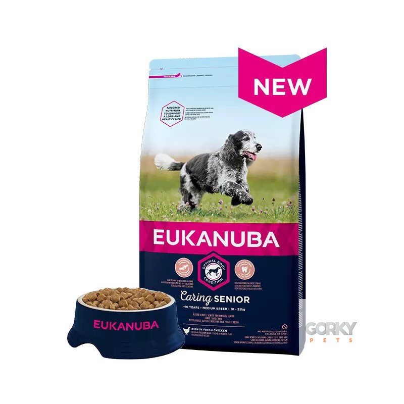 Eukanuba Senior Medium Breed – Ração para Cão Sénior de Raça Média