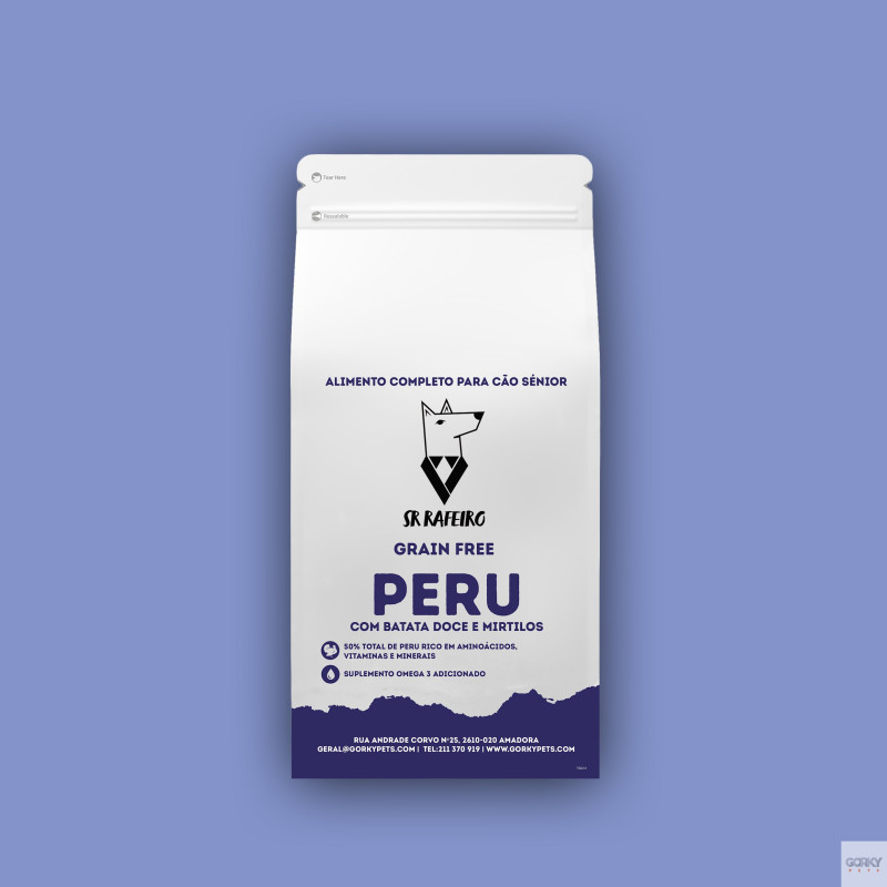 Sr. Rafeiro Grain Free Sénior Peru – Ração Sem Cereais | GORKY PETS