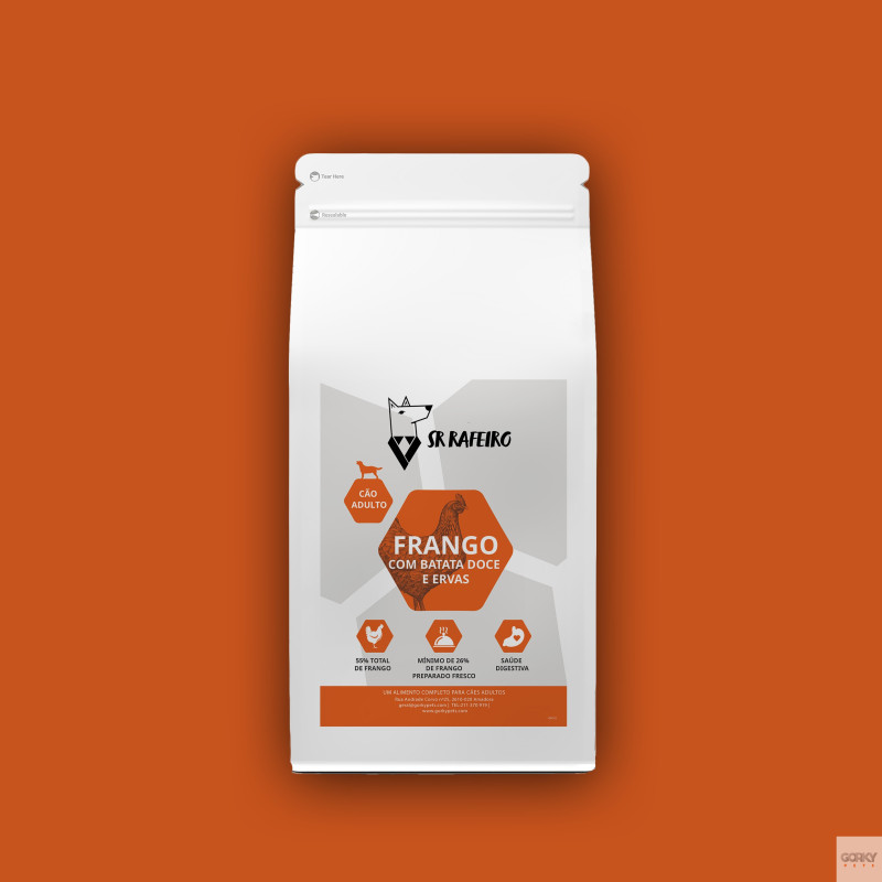 Sr. Rafeiro Grain Free Frango – Ração Sem Cereais | GORKY PETS