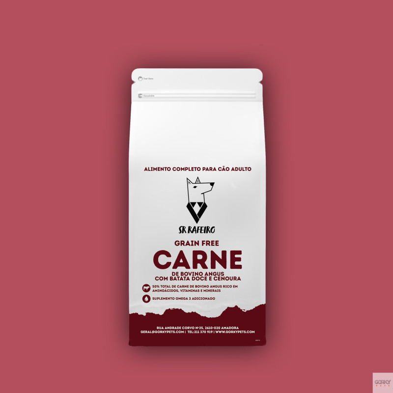 Sr. Rafeiro Grain Free Angus Beef – Ração Sem Cereais| GORKY PETS