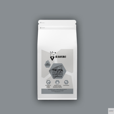 Sr. Rafeiro Grain Free Sénior Truta, Salmão – Ração Sem Cereais | GORKY PETS