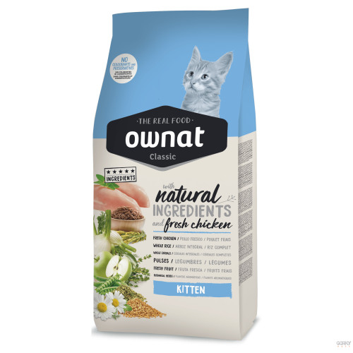 Ownat Cat Classic Kitten | Alimentação para Gatinho | Ração Natural