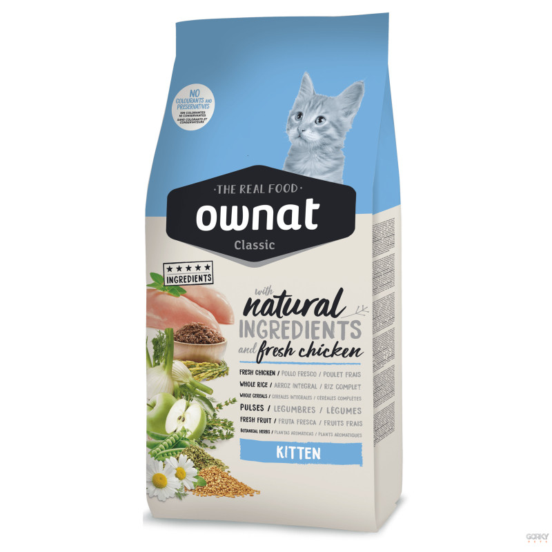 Ownat Cat Classic Kitten | Alimentação para Gatinho | Ração Natural