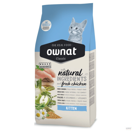 Ownat Cat Classic Kitten | Alimentação para Gatinho | Ração Natural