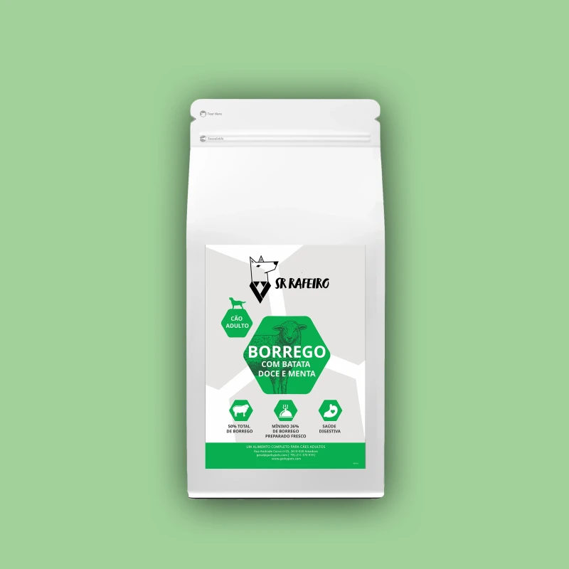 Sr. Rafeiro Grain Free Borrego – Ração Sem Cereais | GORKY PETS