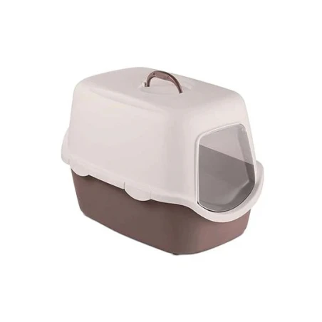 Stefanplast CATHY Bege e Castanho - Caixa de Areia para Gato | GORKY PETS