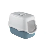Stefanplast CATHY Branco e Azul - Caixa de Areia para Gato | GORKY PETS