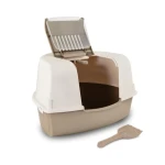 WC de Canto para Gato, Caixa de Areia LEO Azul | GORKY PETS