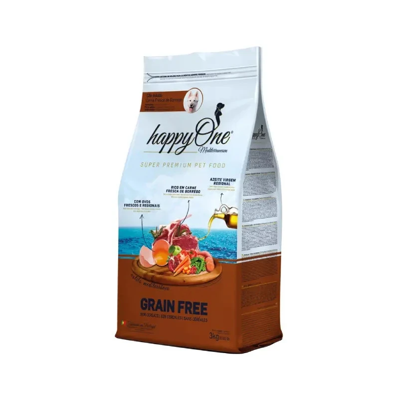 happyOne Mediterraneum Adulto - Borrego Fresco | Ração Cão