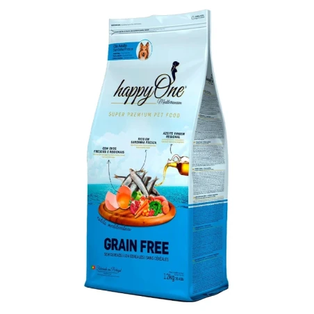 happyOne Mediterraneum Adulto - Sardinha Fresca | Ração Cão