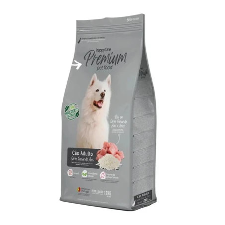 happyOne Premium Adulto - Carne Fresca | Ração Cão