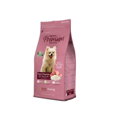 happyOne Premium Raças Pequenas - Carne Fresca | Ração Cão