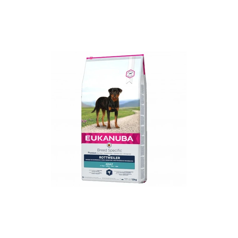Eukanuba Rottweiler Adult – Ração Específica para Rottweiler Adulto