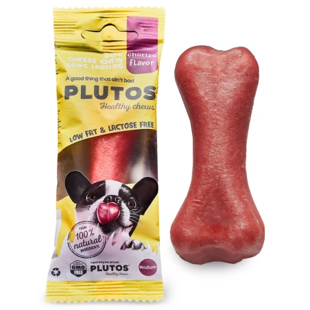 Osso comestível de Chouriço para cão - PLUTOS | GORKY PETS