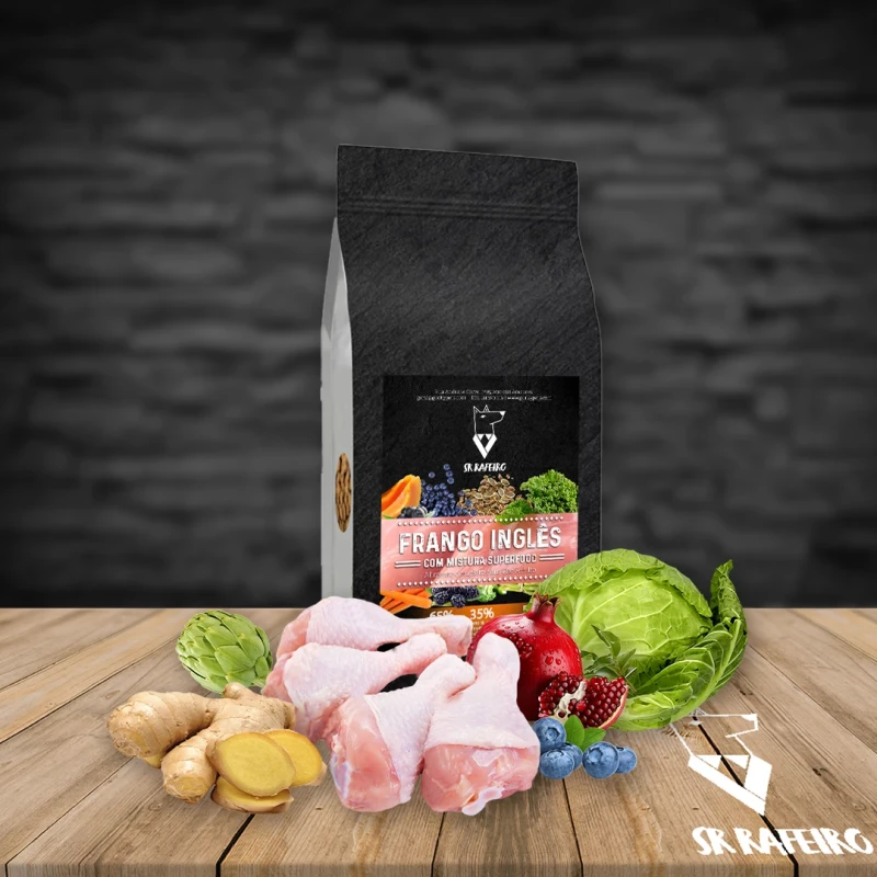 Sr. Rafeiro Ultra Adulto Frango Inglês – Ração Ultra Premium com Carne Fresca | GORKY PETS