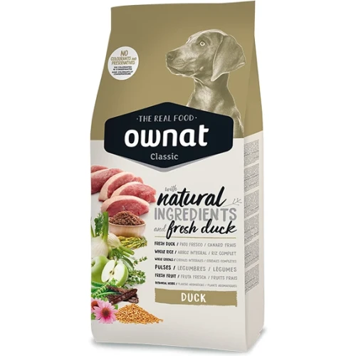 Ownat Dog Classic Duck – Ração para Cão Adulto