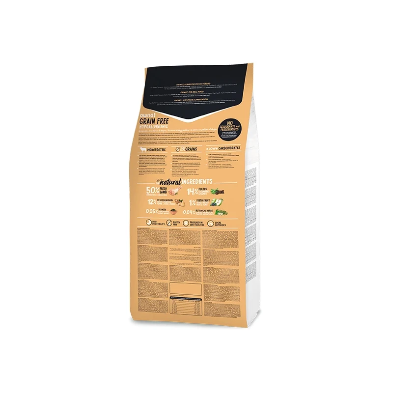 Ownat Dog Hypoallergenic Lamb – Ração Hipoalergénica para Cão Adulto