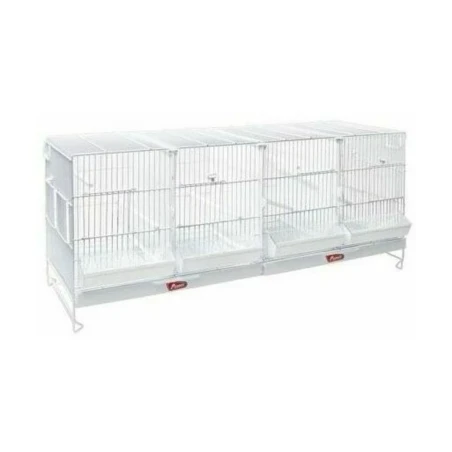 PEDRÓS Gaiola/Viveiro de criação p/ pássaros 100cm Branca | GORKY PETS