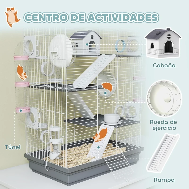 Gaiola de Hamster 70cm | GORKY PETS