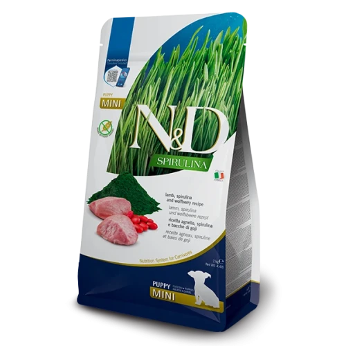 Farmina N&D Lamb, Spirulina & Wolfberry Puppy Mini | Ração Grain-Free