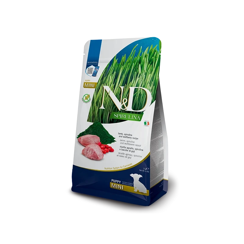 Farmina N&D Lamb, Spirulina & Wolfberry Puppy Mini | Ração Grain-Free