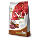 Farmina N&D Quinoa Skin & Coat Venison Mini - Ração Superpremium Sem Cereais