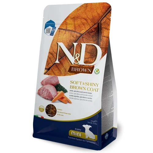 Farmina N&D Brown Lamb Puppy Mini – Ração Superpremium Sem Cereais