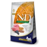 Farmina N&D Ancestral Grain Lamb & Blueberry Adult Mini – Ração Superpremium com Cereais