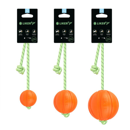 LIKER LUMI - Bola com Corda para Cão - PULLER | GORKY PETS