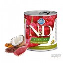 N&D Dog (GF Quinoa) - Latas Skin Coat Pato